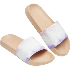 Best Gifi Sandales claquettes plastique rose décor nuage