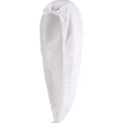 Gifi Serviette à cheveux ultra absorbante 100% coton blanc
