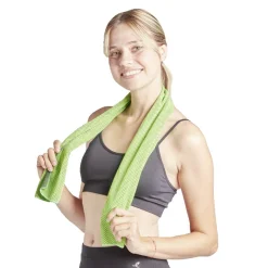Gifi Serviette de sport verte 100x30cm