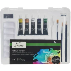 Gifi Set artistique peinture acrylique 18 pièces