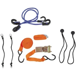 Gifi Set d'arrimage avec sangles et tendeurs