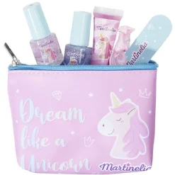 Clearance Gifi Set de beauté et trousse cosmétique Martinelia Little Unicorn 6 pièces