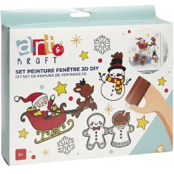 Gifi Jeux De Société Et Éducatifs<Set de Noël de peinture 3D pour fenêtre