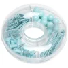 Set de papeterie 4 en 1 80 pièces de couleur bleue*Gifi Sale