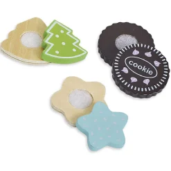 Gifi Jeux D'Imagination Et D'Imitation<Set du petit pâtissier en bois - plateau de pâtisseries