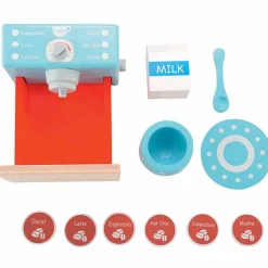 Gifi Jeux D'Imagination Et D'Imitation<Set petit-déjeuner cafetière et accessoires en bois