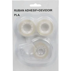Set rubans adhésifs + dévidoir*Gifi Clearance