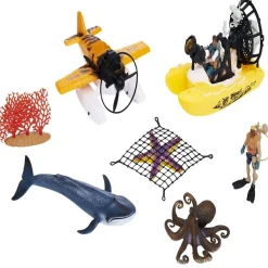 Gifi Jeux D'Imagination Et D'Imitation<Set véhicule et figurine marin