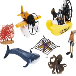 Gifi Jeux D'Imagination Et D'Imitation<Set véhicule et figurine marin