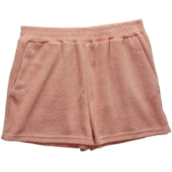 Hot Gifi Short Femme tissu éponge rose