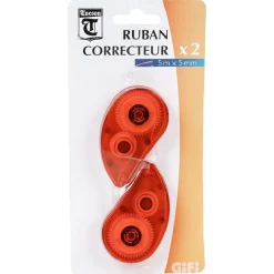 Souris mini correctrice x2 plastique*Gifi New