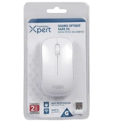 Souris optique sans fil Homday Xpert blanc*Gifi Outlet