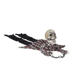 Squelette effrayant animé Halloween lumineux et sonore*Gifi Hot
