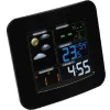 Station météo Homday noir avec écran en couleur*Gifi New