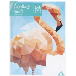 Gifi Sticker animaux à compléter avec numéros autocollants 31x31cm