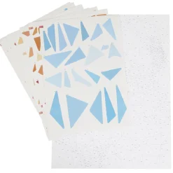 Gifi Sticker animaux à compléter avec numéros autocollants 31x31cm