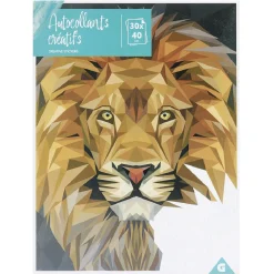 Gifi Sticker animaux à compléter avec numéros autocollants 31x31cm