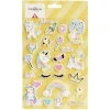 Gifi Sticker 3D enfant 1 feuille licorne ou ouistiti