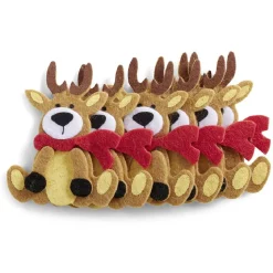 Gifi Sticker renne de Noël en feutrine x6