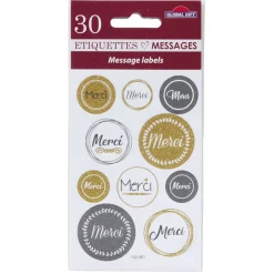 Gifi Stickers assortis 8x12cm