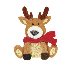 Gifi Stickers de Noël renne en feutrine x6