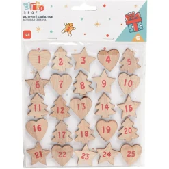 Gifi Stickers en bois numéroté