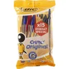 Stylo à bille Cristal Original Bic bleu vert rouge noir x15*Gifi Clearance