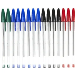 Stylo à bille Cristal Original Bic bleu vert rouge noir x15*Gifi Clearance