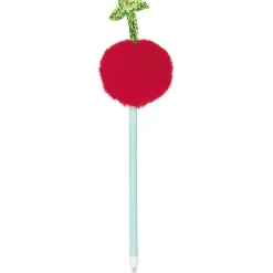 Stylo fantaisie pompon fruit H23,2ccm*Gifi Best