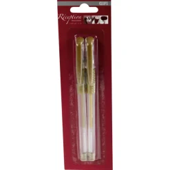Stylo gel doré x2*Gifi Online