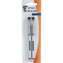 Stylo roller x2 noir*Gifi Clearance