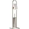 Gifi Support papier WC avec brosse gris