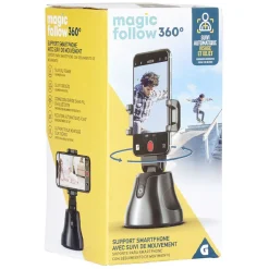 Support téléphone avec suivi de mouvement 360°*Gifi Hot
