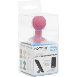 Gifi Support téléphone portable boule à ventouse