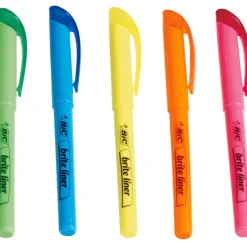 Gifi Surligneur stylo Bic x5