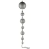 Gifi Suspension 7 boules de Noel argentée