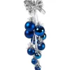 Gifi Suspension 10 boules de Noel bleue