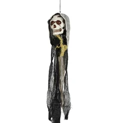 Suspension crâne horreur lumineux Halloween*Gifi Discount
