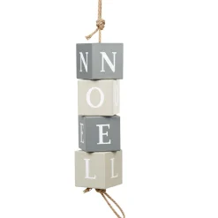 Gifi Suspension cubes Noël en bois