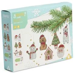 Gifi Suspension de Noël diamants à confectionner x6