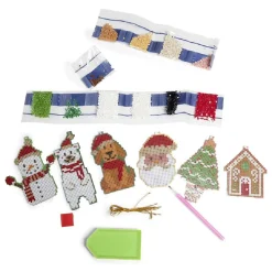 Gifi Suspension de Noël diamants à confectionner x6