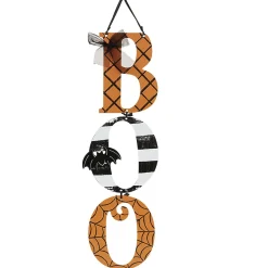 Suspension Halloween lettres BOO en bois*Gifi Clearance