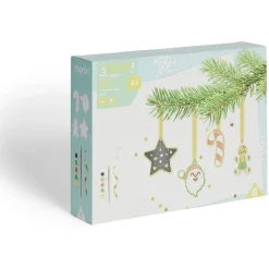 Gifi Suspension Noël x4 peinture sur plâtre