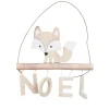 Gifi Suspension renard beige Noël