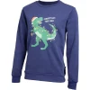 Sale Gifi Sweat de Noël homme Christmas Tree Rex bleu et vert