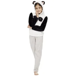 Clearance Gifi Sweat pyjama panda pour enfant Taille XS/6-8 ans ou 10-12 ans