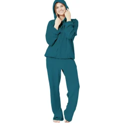 Hot Gifi Sweat velours uni bleu Taille L