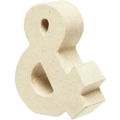Gifi Symbole & à décorer en papier maché