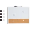 Gifi Tableau blanc avec surface en bois 33,7x28,1 cm