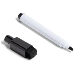 Gifi Tableau blanc avec surface en bois 33,7x28,1 cm